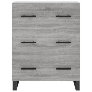 Highboard Grey Sonoma - Stylish Engineered Wood Storage