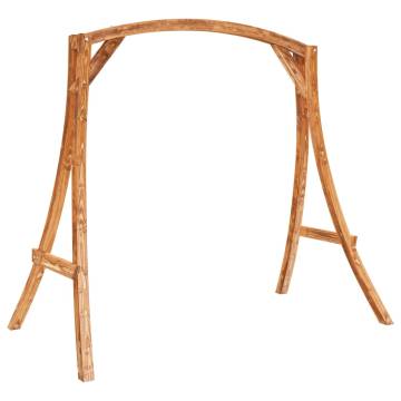 Swing Frame Solid Bent Wood with Teak Finish - HipoMarket