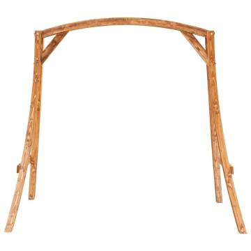 Swing Frame Solid Bent Wood with Teak Finish - HipoMarket