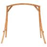 Swing Frame Solid Bent Wood with Teak Finish - HipoMarket