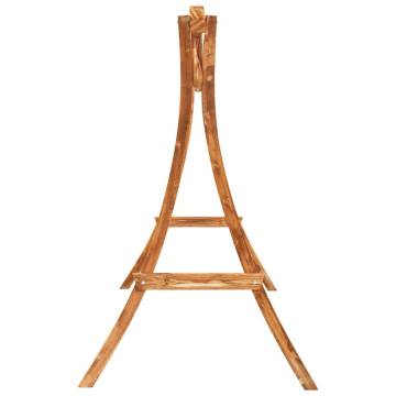 Swing Frame Solid Bent Wood with Teak Finish - HipoMarket