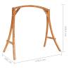 Swing Frame Solid Bent Wood with Teak Finish - HipoMarket