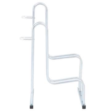 Galvanised Steel Bicycle Stand for 2 Bikes - Space-Saving Solution