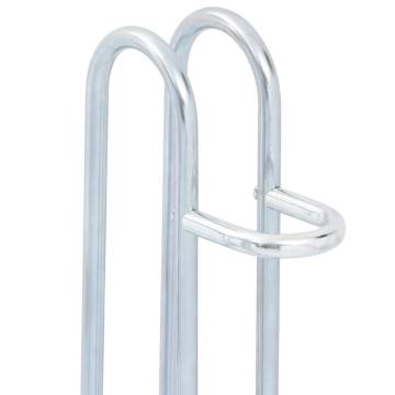 Galvanised Steel Bicycle Stand for 2 Bikes - Space-Saving Solution