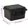 Portable Flight Case Black 27x25x18 cm - Durable Protection