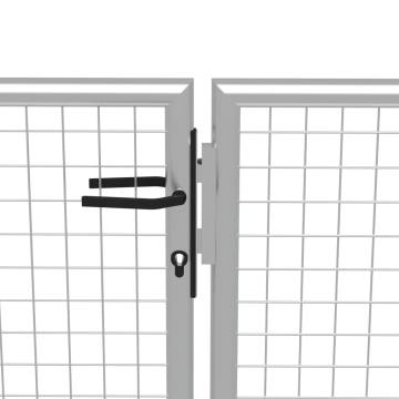 Garden Gate Galvanised Steel 415x150 cm - Durable & Stylish