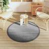 Trendy Outdoor Carpet Grey Ø120 cm - Durable & Stylish