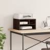 Printer Stand Brown Oak - Stylish Organiser | HipoMarket UK