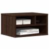 Printer Stand Brown Oak - Stylish Organiser | HipoMarket UK