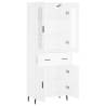 Elegant Highboard in White - 69.5x34x180 cm | HipoMarket