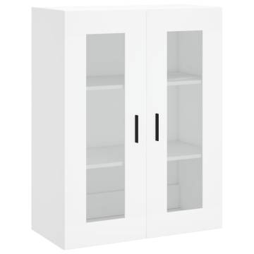 Elegant Highboard in White - 69.5x34x180 cm | HipoMarket