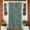 Insect Curtain Green & White 90x220 cm Chenille - Hipomarket