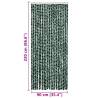 Insect Curtain Green & White 90x220 cm Chenille - Hipomarket