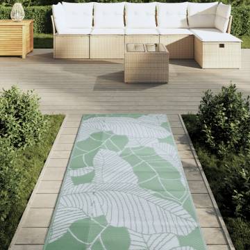 Trendy Outdoor Carpet Green 80x250 cm - Durable & UV-Resistant