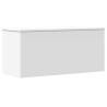 White Engineered Wood Storage Box - 100x42x46 cm | HipoMarket