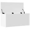 White Engineered Wood Storage Box - 100x42x46 cm | HipoMarket