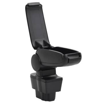 Car Armrest Black 12x37x(31-48) cm - Stylish & Adjustable