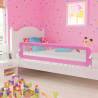 Toddler Safety Bed Rail Pink 180x42 cm Polyester Colour pink Size 180 x 42 cm Quantity in Package 1 