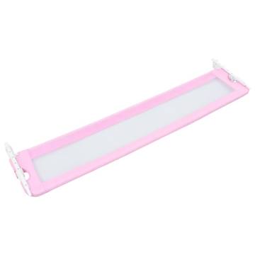 Toddler Safety Bed Rail Pink 180x42 cm - Hipomarket UK