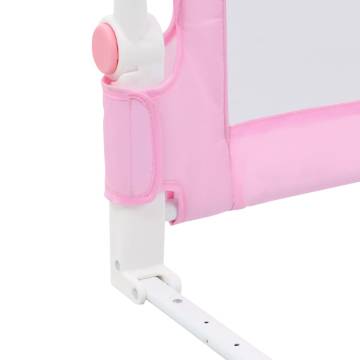 Toddler Safety Bed Rail Pink 180x42 cm - Hipomarket UK