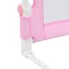 Toddler Safety Bed Rail Pink 180x42 cm - Hipomarket UK