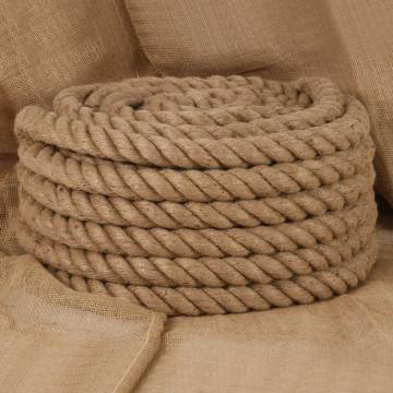 Jute Rope 5m Long - 36mm Thick | Versatile & Durable