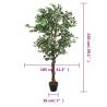 Artificial Ficus Tree - 150 cm Green with 756 Leaves
