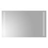 Stylish LED Bathroom Mirror 30x50 cm - IP65 Rated