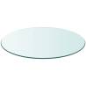 800mm Round Tempered Glass Table Top - Durable & Stylish