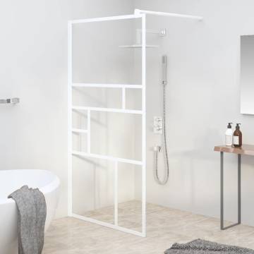 Walk-in Shower Wall 115x195 cm ESG Glass - Modern & Stylish