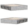 Concrete Grey Bed Frame 160x200 cm - Modern & Practical