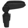 Car Armrest Black 17x32x(35.5-52) cm - Durable & Adjustable