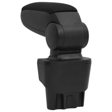 Car Armrest Black 17x32x(35.5-52) cm - Durable & Adjustable