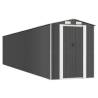 Durable Garden Shed Anthracite | Galvanised Steel Storage