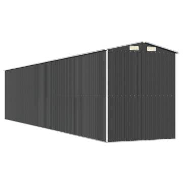 Durable Garden Shed Anthracite | Galvanised Steel Storage