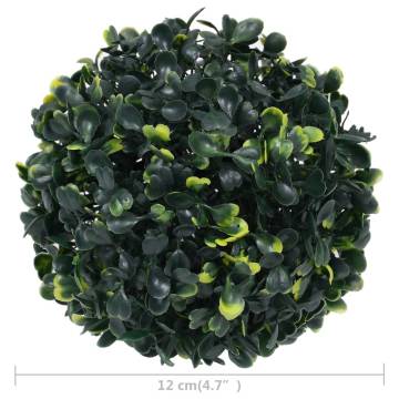 Artificial Boxwood Balls - 4 pcs 12 cm | Hipomarket UK