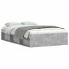 Concrete Grey Bed Frame 120x190 cm - Modern & Stylish Design