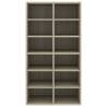 Shoe Rack Sonoma Oak - 12 Compartments | Hipomarket UK