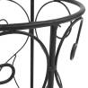 Vintage Style Black Metal Umbrella Stand - 26x46 cm