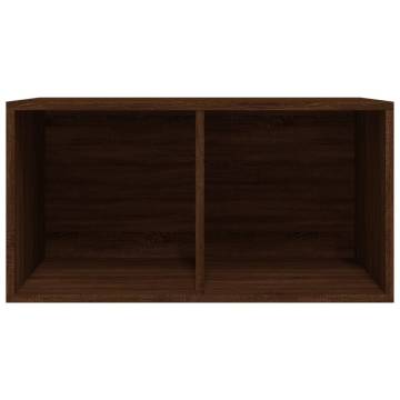 Vinyl Storage Box Brown Oak - Durable Engineered Wood | HipoMarket