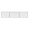 Wall-mounted Drawer Shelf White 88x26x18.5 cm - Stylish Storage