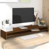 Monitor Stand Brown Oak 100x24x13 cm Engineered Wood Colour brown oak Quantity in Package 1 