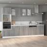 Hanging Glass Cabinet Grey Sonoma 80x31x60 cm | HipoMarket UK