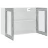 Hanging Glass Cabinet Grey Sonoma 80x31x60 cm | HipoMarket UK