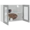 Hanging Glass Cabinet Grey Sonoma 80x31x60 cm | HipoMarket UK