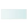 Clear Glass Shelf Panel 40x15 cm - Durable & Stylish Display