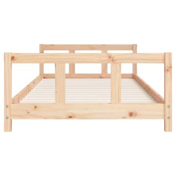 Kids Bed Frame 90x200 cm Solid Pine - Stylish & Durable