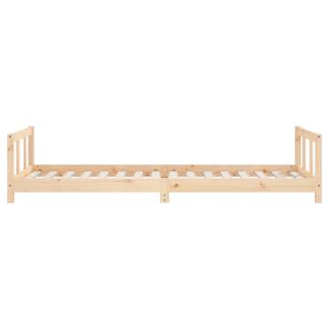 Kids Bed Frame 90x200 cm Solid Pine - Stylish & Durable