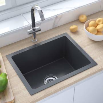 Handmade Black Stainless Steel Kitchen Sink | HipoMarket