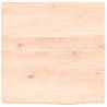 Untreated Solid Wood Bathroom Countertop 40x40 cm | HipoMarket